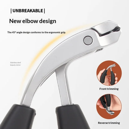 Professional Toenail Clipper, Wide Jaw Cutter for Thick and Hard Nails