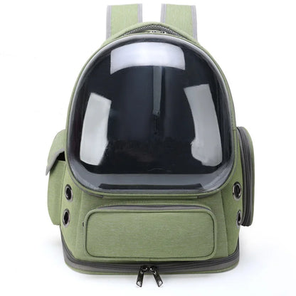 Pet Carrier Backpack for Cats and Small Dogs, Breathable Transparent Travel Bag
