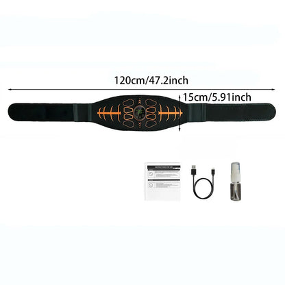 Electronic Abdominal Muscle Stimulator, Rechargeable EMS Training Belt for Core and Home Workouts
