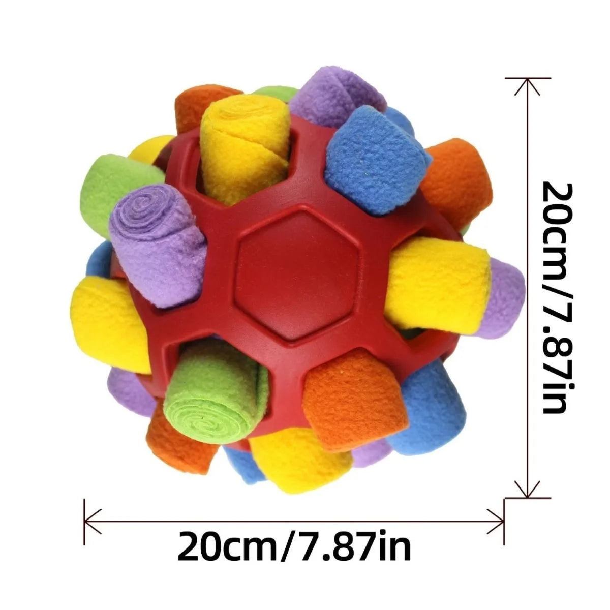 Dog Interactive Sniffing Ball, Slow Food Feeder Toy for Teeth Cleaning, Training & Enrichment - Bond Well Supplies