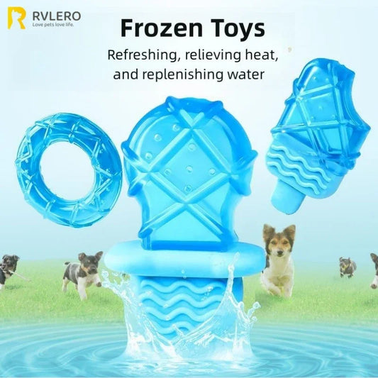 Dog Cooling Ice Stick, Refillable Water Toy for Teething, Chewing & Outdoor Play - Bond Well Supplies