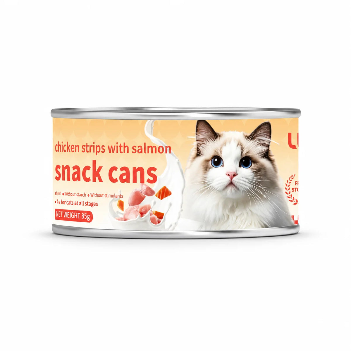 Wet Cat Food 85g Cans, Hydrating Cat Soup Snacks for Kittens, Adult Cats & Daily Feeding - Bond Well Supplies