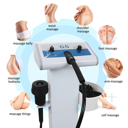 Professional High-Frequency Vibrating Massager, G5 Body Massage Machine with 5 Massage Tips