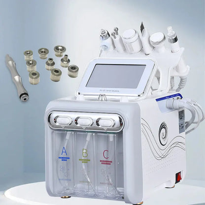 7-in-1 Hydro Facial Beauty Machine, H2O2 Facial Cleansing & Skin Care Device - Bond Well Supplies