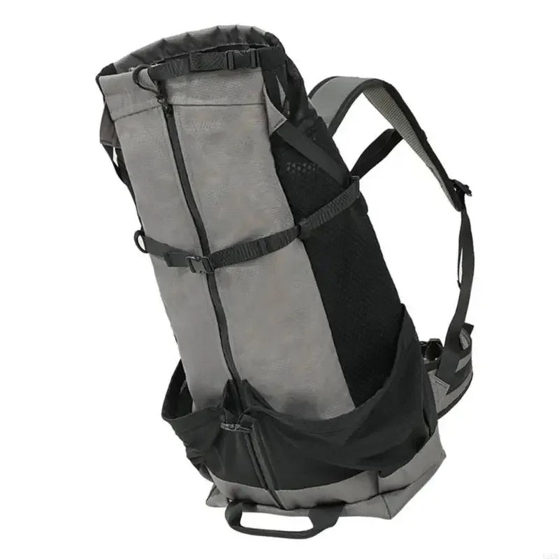 Multifunctional Pet Carrier Backpack, Breathable Mesh Dog Travel Bag for Hiking, Cycling & Outdoor Activities
