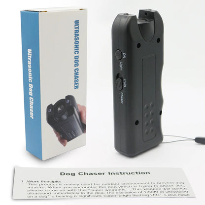 Handheld Ultrasonic Dog Training and Bark Management Device