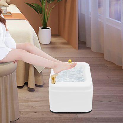 Professional Acrylic Footbath with Massage and LED Lighting for Salon and Home Use