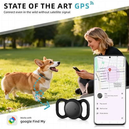 Smart Bluetooth Tracking Tag, GPS Item Locator for Car Keys, Wallets, Pets, Bags & Luggage with Anti-Lost Alerts