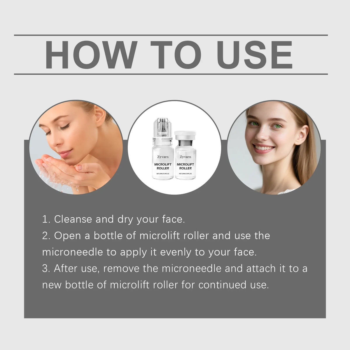 Radiant Flawless Skin Micro-Infusion Kit, 0.25mm Needle Facial Serum Applicator for Home Use - Bond Well Supplies