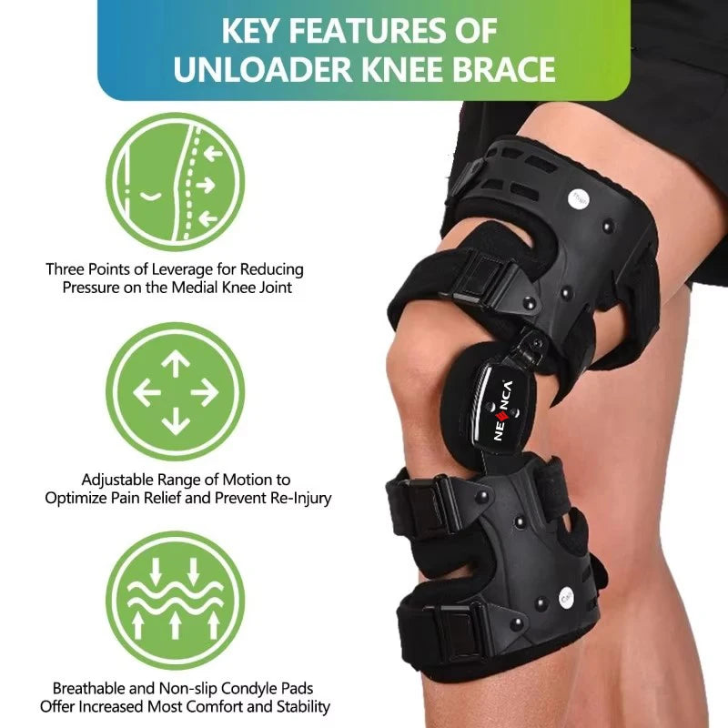 NEENCA Knee Unloader Brace, Adjustable Support for Knee Stability, Joint Care & Daily Activities