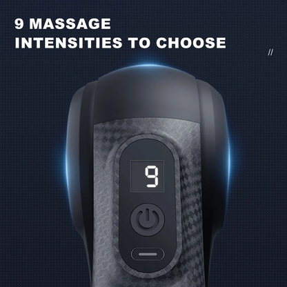 Handheld Muscle Massager for Neck, Shoulders and Back, Low-Noise Operation