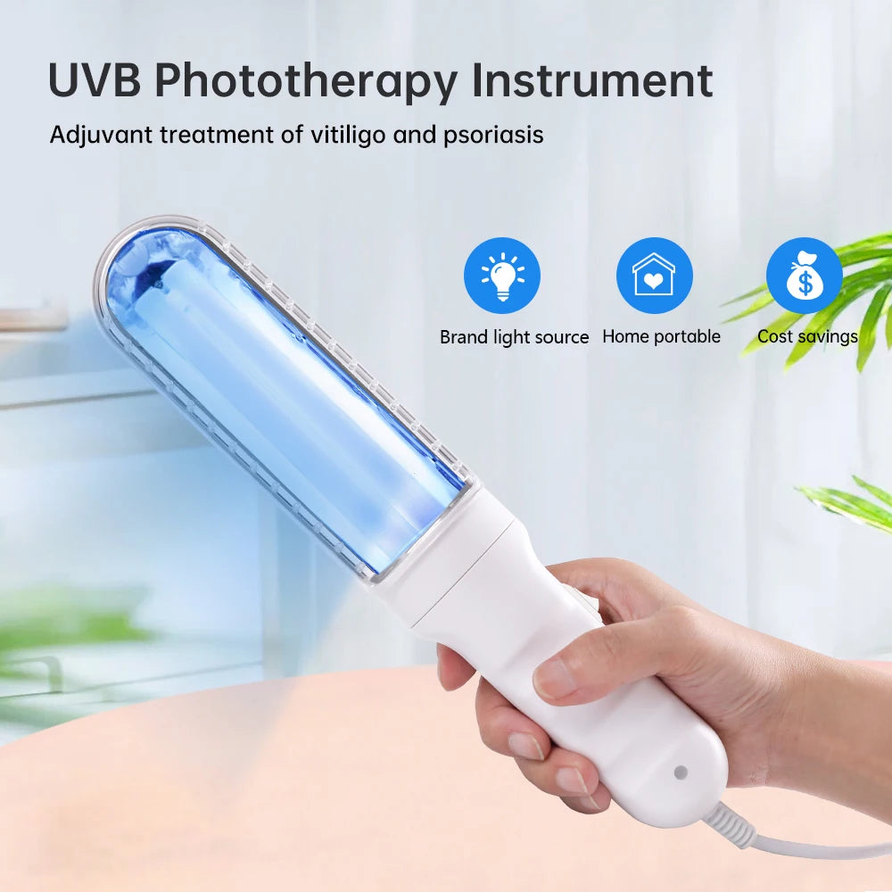YOUWEMED 311nm UVB Phototherapy Lamp for Targeted Skin Care