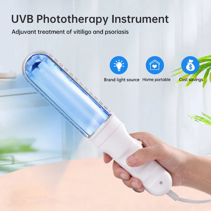 YOUWEMED 311nm UVB Phototherapy Lamp for Targeted Skin Care