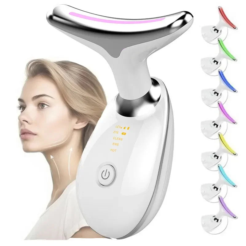 Face & Neck Beauty Massager, Portable Vibration Skin Care Device for Daily Facial Care - Bond Well Supplies