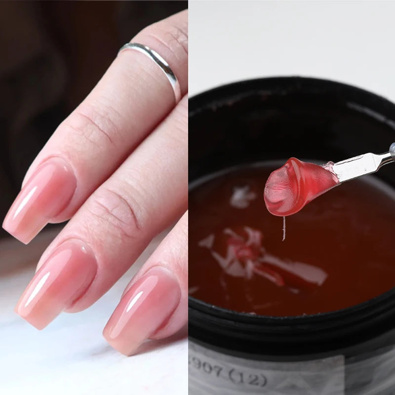 MSHARE 250g Builder Nail Gel, Hard Gel for Nail Extensions, French Nail Art and Sculpting