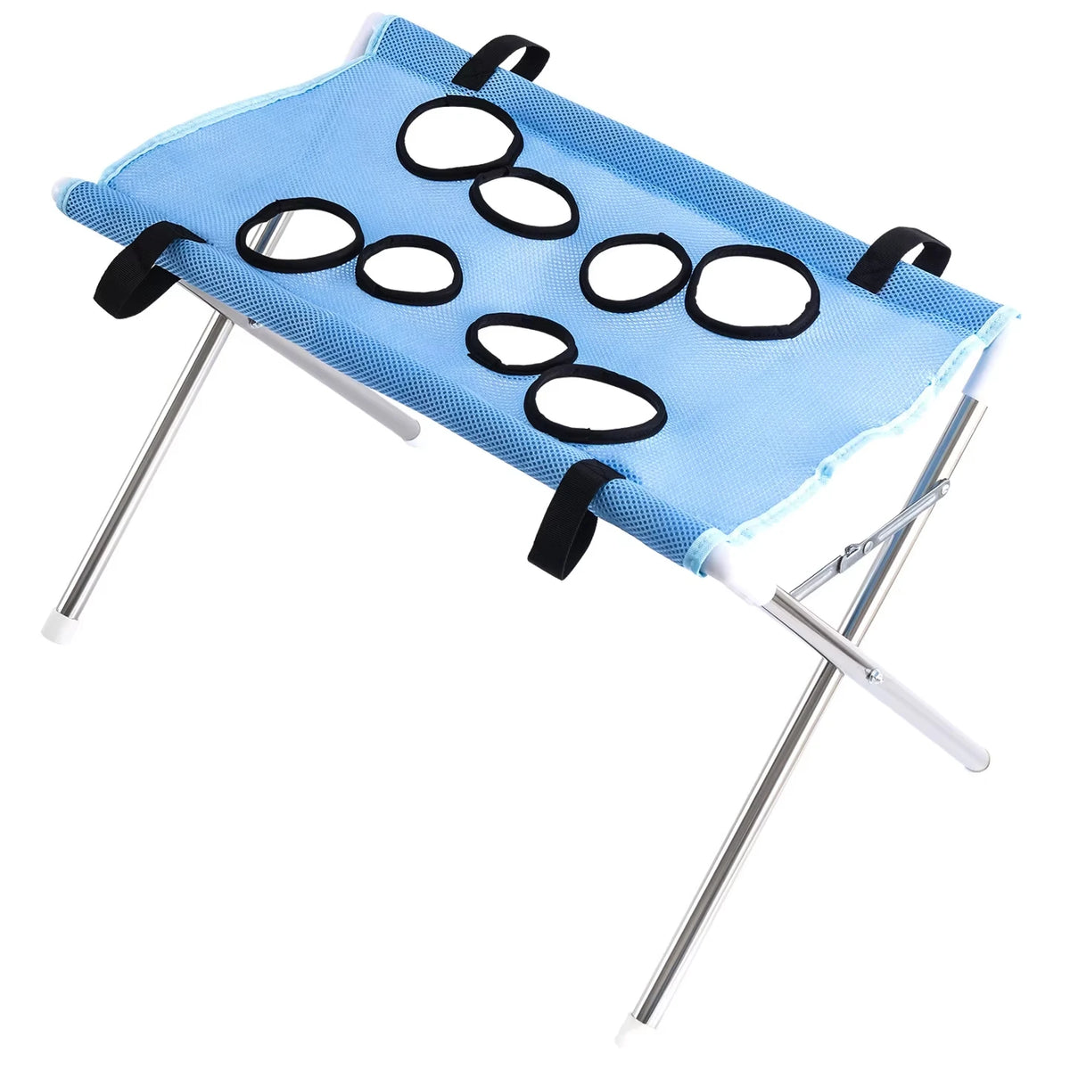 Pet Grooming Hammock Stand, Breathable Foldable Restraint Table for Home Nail Clipping - Bond Well Supplies