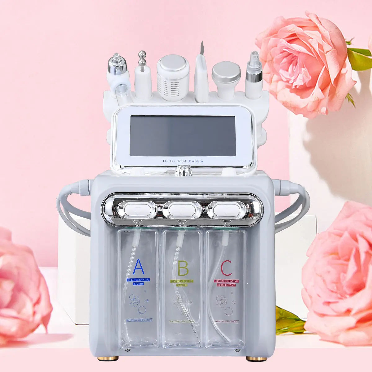 Professional 6-in-1 Aqua Peeling Skin Care Machine, Bubble Oxygen Facial Cleansing Beauty Device - Bond Well Supplies