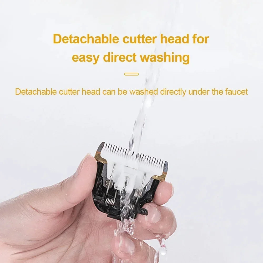 Professional Pet Hair Clipper, USB Rechargeable Grooming Trimmer for Dogs and Cats