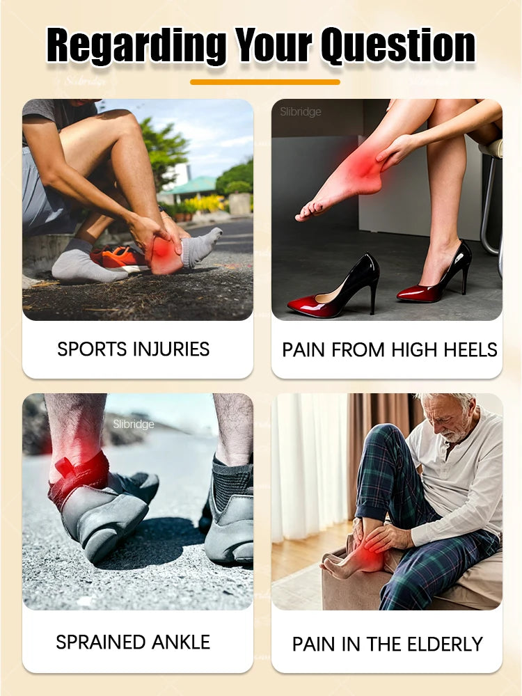 Electric Heated Foot Massager, Ankle Wrap with Multiple Vibration Modes for Home Use