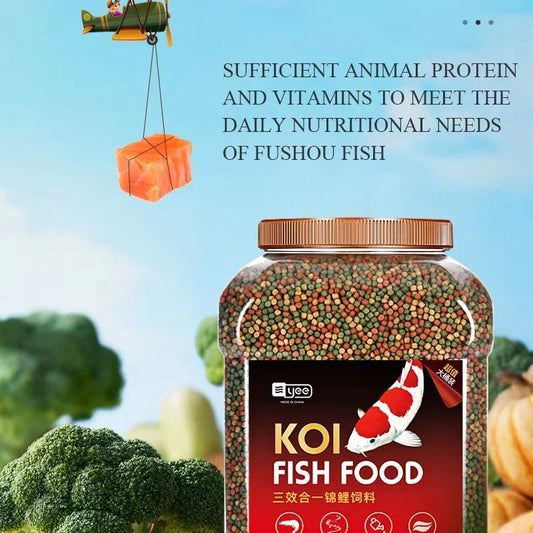 Granular Mixed Fish Food by YEE, Koi & Goldfish Feed for Home Aquariums & Ponds - Bond Well Supplies