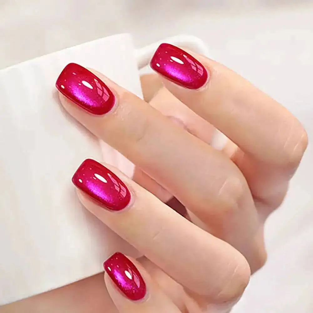 Magnetic Cat Eye Gel Polish Set, TPO-Free UV LED Soak-Off Nail Lacquer with Display - Bond Well Supplies