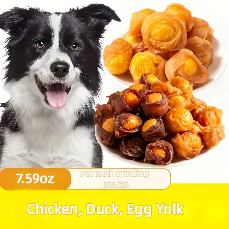 Natural Dried Duck Meat Dog Treats, High-Protein Training Rewards for Small, Medium and Large Dogs