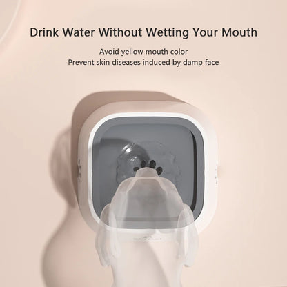 Floating Dog Water Dispenser, 1.5L ABS Plastic No-Spill Water Bowl with Non-Slip Base SEO-Optimized - Bond Well Supplies