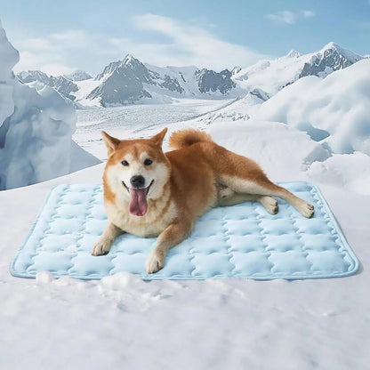 Summer Pet Cooling Mat for Dogs and Cats, Self-Cooling Pad with Breathable Fabric