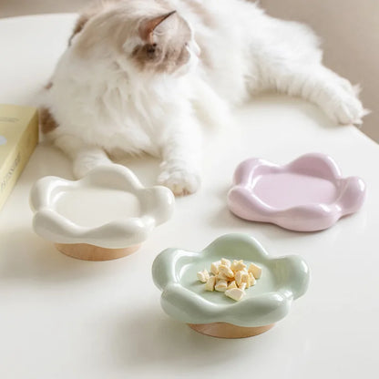 Ceramic Pet Feeding Bowl, Cat Food & Dog Food Dish for Snacks, Meals & Daily Feeding - Bond Well Supplies