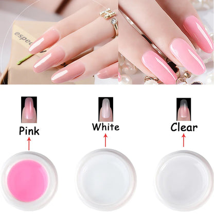 Professional Gel Nail Polish Manicure Kit, Nail Dryer, Semi-Permanent Varnish & Nail Art Decoration Set - Bond Well Supplies