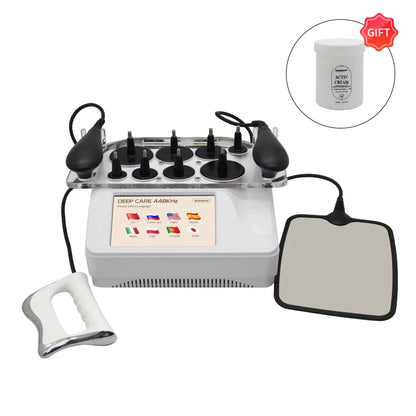 Professional 448K TECAR Machine, RF CET/RET Deep Heating & Microcurrent Body Therapy Device