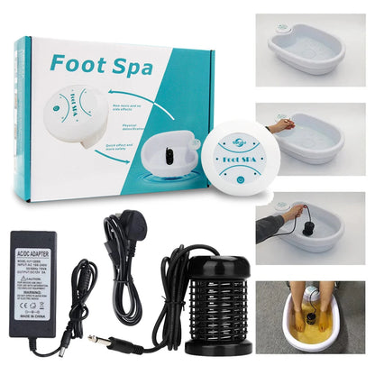 Electric Ionic Foot Spa Machine, Massage Foot Bath for Relaxation, Comfort & Home Use