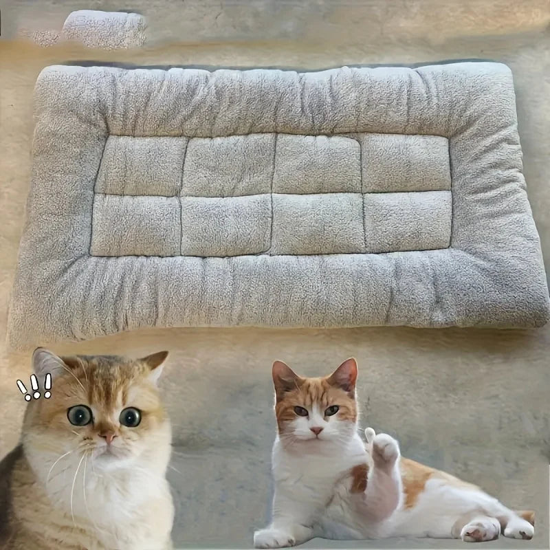 Oversized Cat & Dog Bed, Ultra-Soft Plush Rectangular Sofa Cushion for All Sizes - Bond Well Supplies