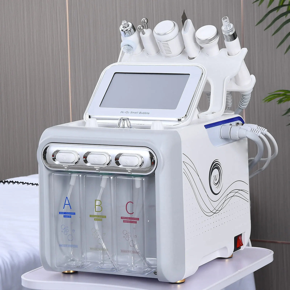 Professional 6-in-1 Aqua Peeling Skin Care Machine, Bubble Oxygen Facial Cleansing Beauty Device - Bond Well Supplies