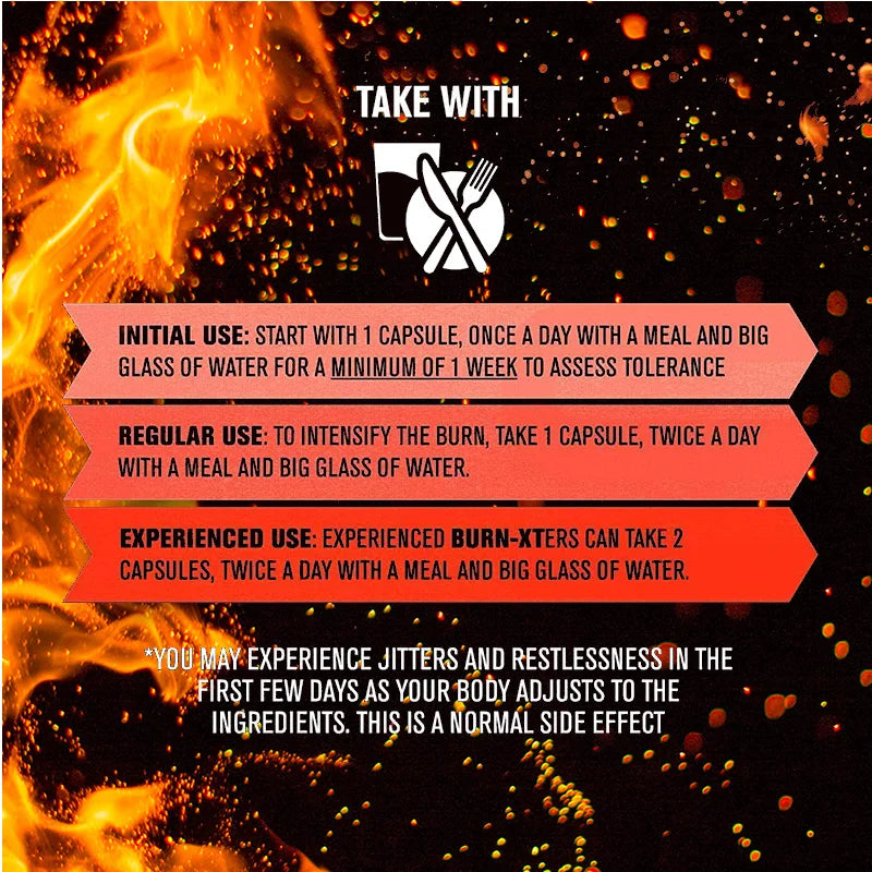 Burn-XT Fat Burner Supplement for Energy, Appetite Control and Metabolism Support