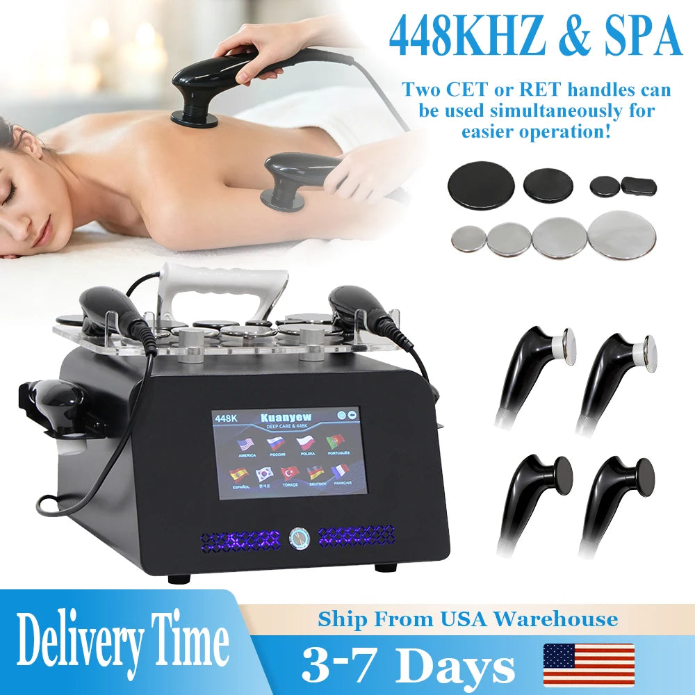 INDIBA 448kHz Beauty Therapy Machine, Thermal Skin Care & Body Care Device for Spa Us - Bond Well Supplies