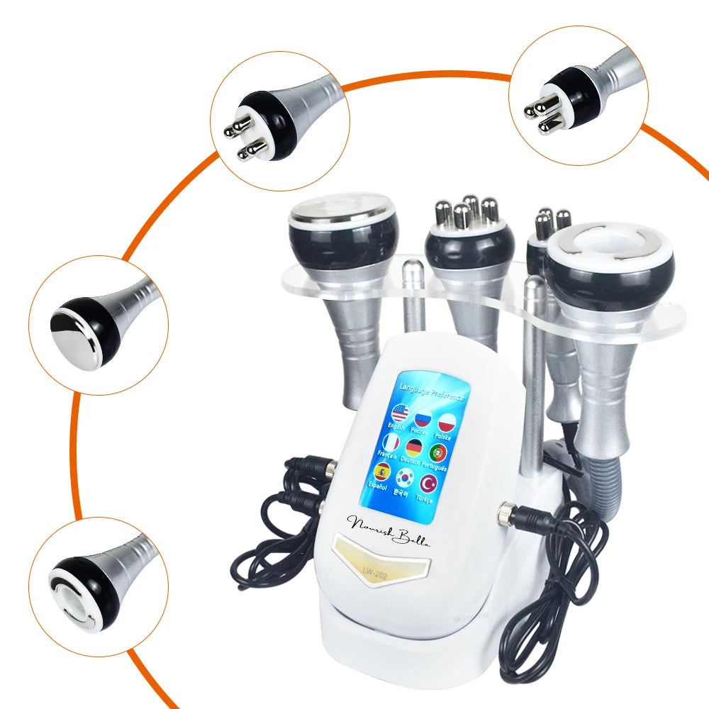 4-in-1 40K Ultrasonic Cavitation Beauty Machine for Body and Facial Care