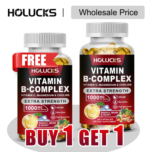 Pure Vitamin B Complex, Daily Energy & Metabolism Support with Nervous System Wellness - Bond Well Supplies