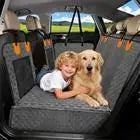 Waterproof Dog Car Seat Cover, Hard-Bottom Back Seat Protector with Extender for Travel - Bond Well Supplies