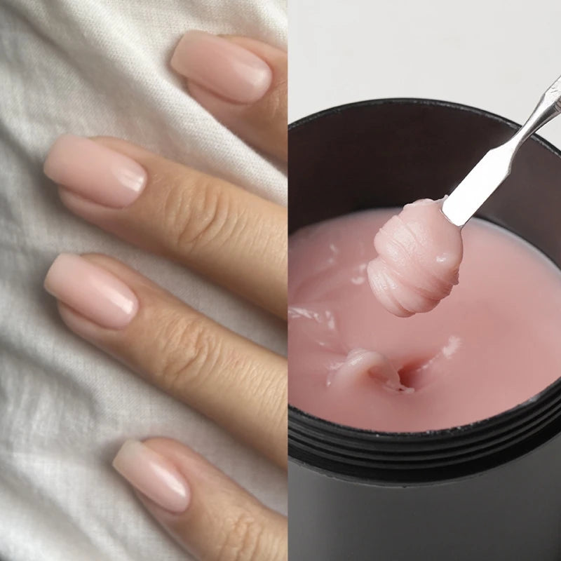 MSHARE 250g Builder Nail Gel, Hard Gel for Nail Extensions, French Nail Art and Sculpting