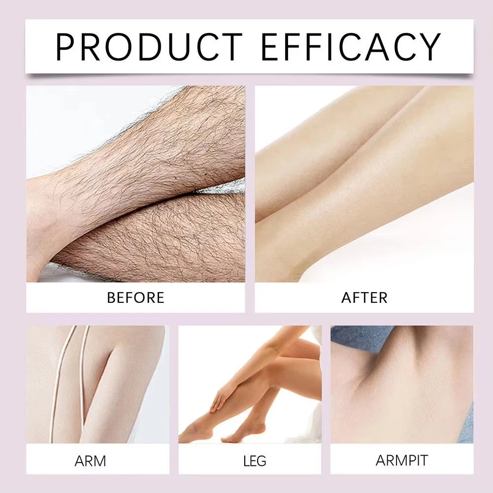 Hair Removal Spray with Growth Inhibitor, 2-Minute Fast Depilatory for Men & Women - Bond Well Supplies