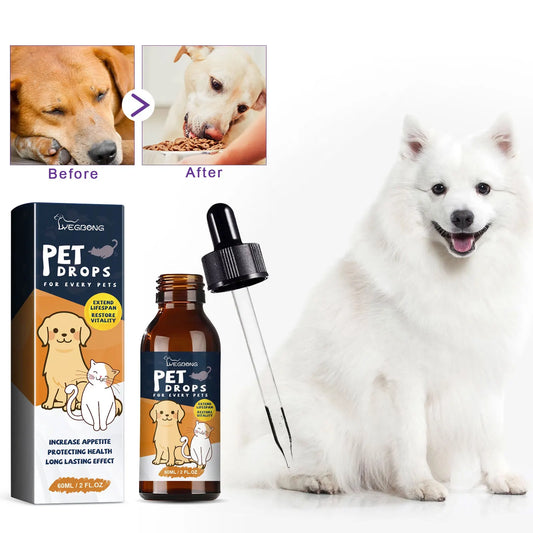 Dog Digestive Support Drops, Gastrointestinal & Stomach Wellness Supplement with Appetite Support - Bond Well Supplies
