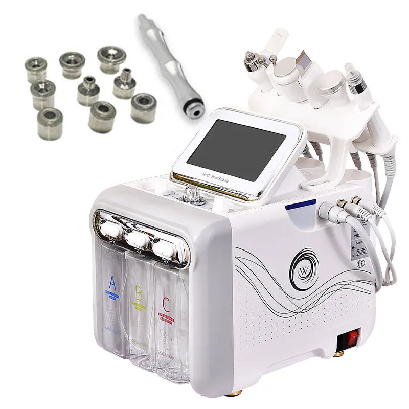 7-in-1 Hydro Facial Beauty Machine, H2O2 Facial Cleansing & Skin Care Device - Bond Well Supplies