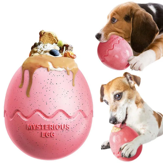 Creative Dinosaur Egg Dog Treat Dispenser, Interactive Slow Feeding & Boredom Relief Toy - Bond Well Supplies