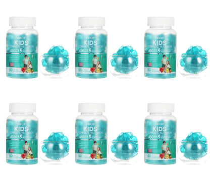 Kids Multivitamin Gummies, DHOP Vitamin D3, C, Zinc & B Vitamins, Daily Nutrition & Wellness Support - Bond Well Supplies