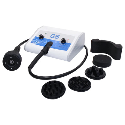 Professional High-Frequency Vibrating Massager, G5 Body Massage Machine with 5 Massage Tips