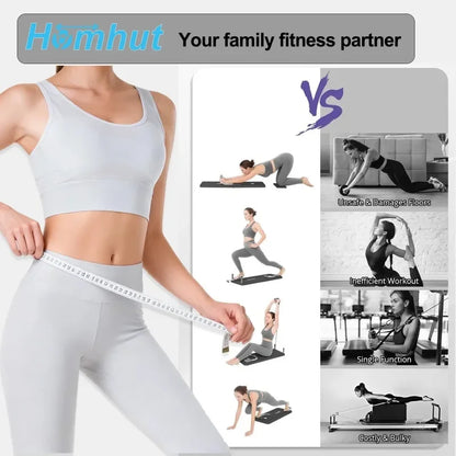 Multifunctional Pilates Exercise Board, Foldable Core & Full-Body Workout Trainer for Home Fitness