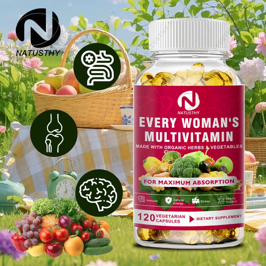 Multivitamin for Women Capsules for Hormone Balance, Skin, Heart, Brain, Bone and Immune Support