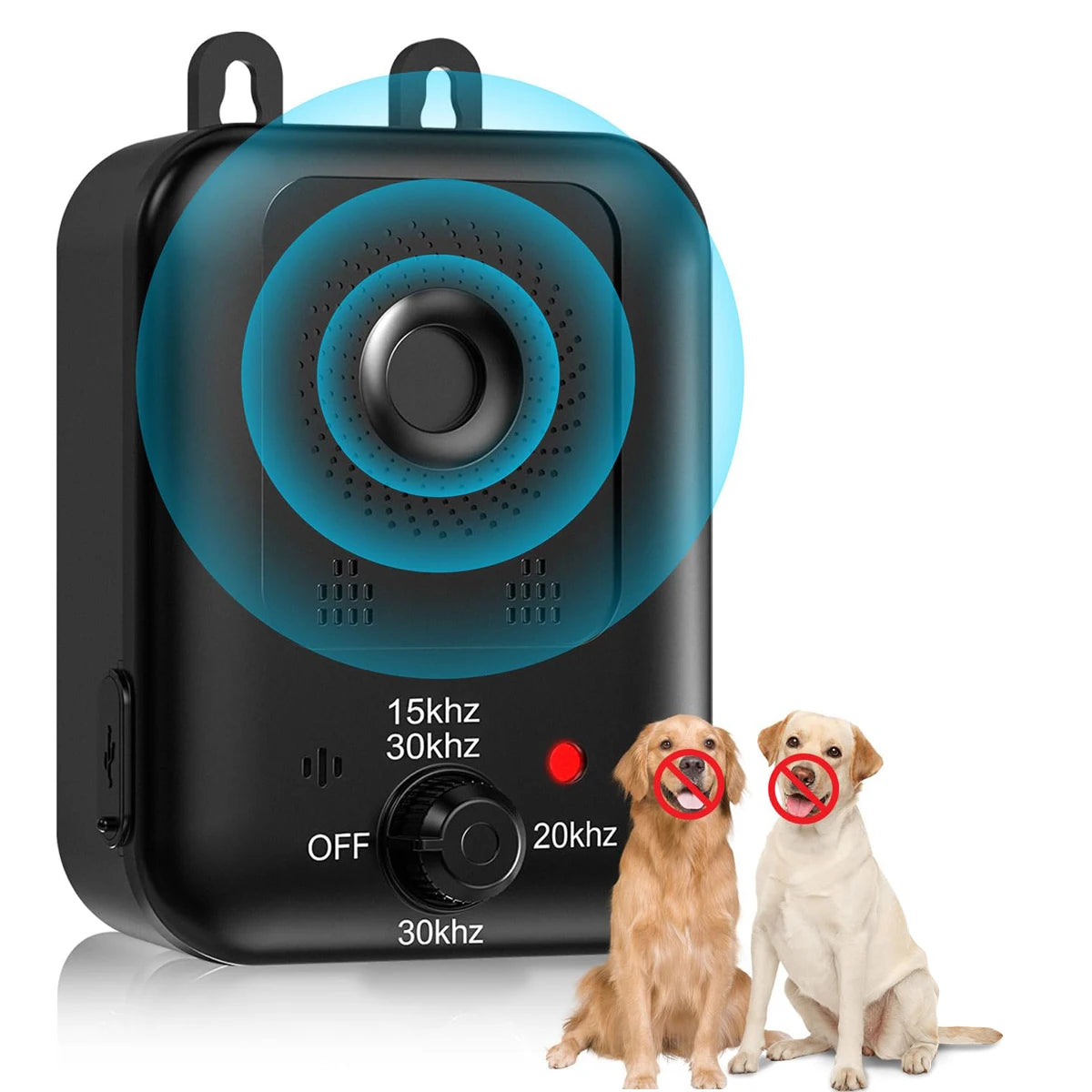Rechargeable Ultrasonic Dog Barking Deterrent Device, Automatic Anti-Bark Control for Indoor & Outdoor - Bond Well Supplies