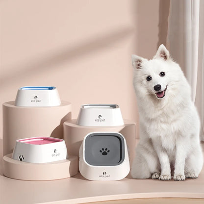 Floating Dog Water Dispenser, 1.5L ABS Plastic No-Spill Water Bowl with Non-Slip Base SEO-Optimized - Bond Well Supplies